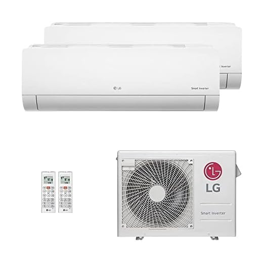 Ar-Condicionado Multi Split Inverter LG 24.000 BTUs (2x Evap HW 12.000) Quente/Frio 220V