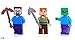 LEGO Minecraft Combo Pack - Steve, Alex, and Zombie Minifigures