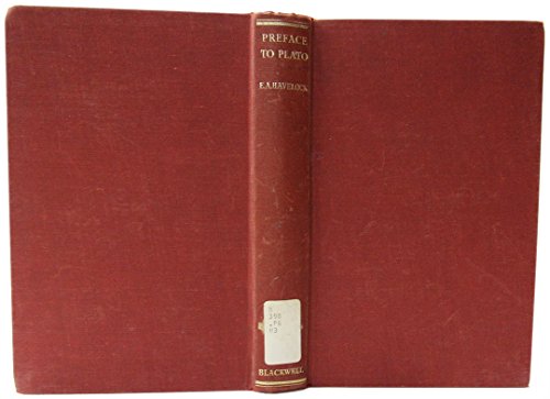Preface to Plato by Eric Havelock (1963-01-01) B01K3RNTSY Book Cover
