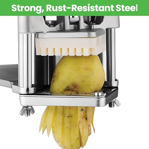 Image of 1 /2 inch Vegetable Chopper Blade Replacement, Food-Grade 304 Stainless Steel Dicer Blade for Commercial Vegetable Chopper, Sharp & Durable French Fry Cutter Blade, Easy Clean, Fits Most Chopper Models