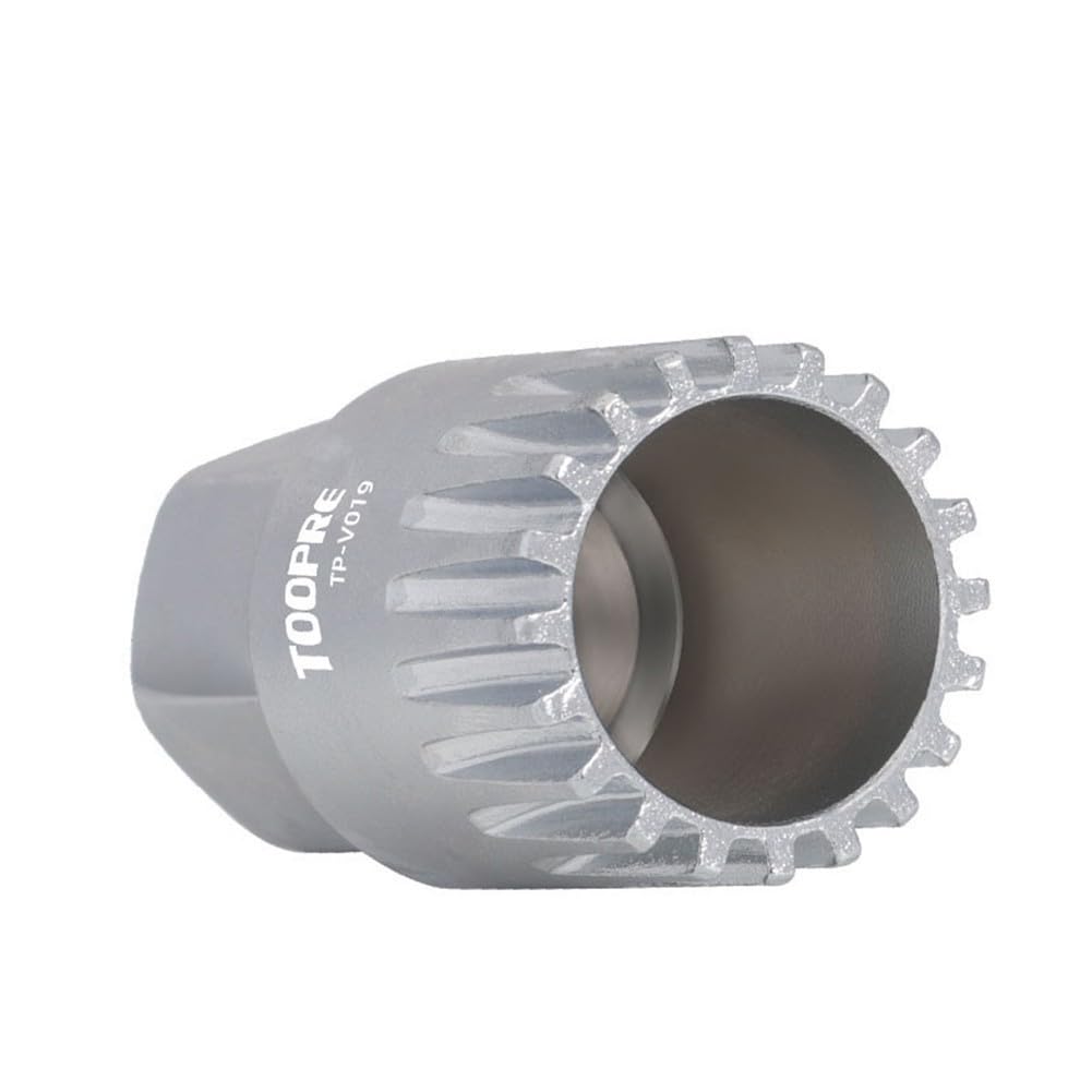 Herramienta de extracción de pedalier de bicicleta, llave de tubo de acero de alto carbono para mantenimiento de agujeros cuadrados, compatible con ranuras de llave 20/16