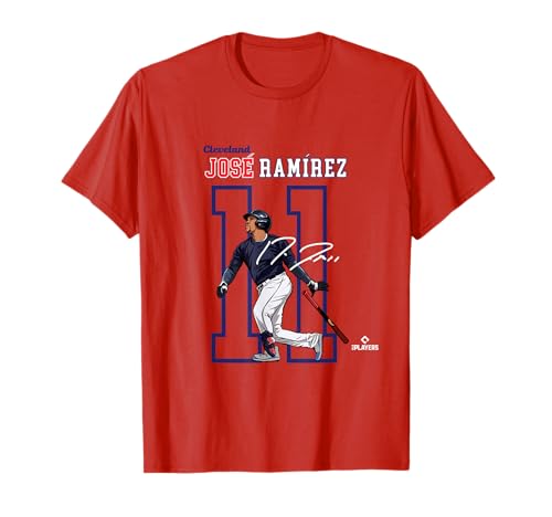 Jose Ramirez | Cleveland Baseball Players | MLBRMR3004 T-Shirt