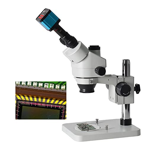 Image of 37MP 1080P 60FPS USB Industrial Microscope Camera with Conversion Adapter for Enhanced Imaging (US Plug)