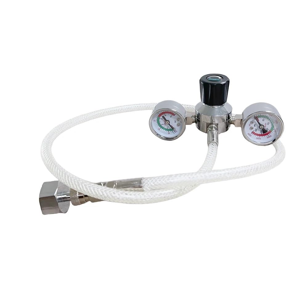 Upgrade Pressure Regulator for Whipped Cream Charger Suitable For Standard Whipping Cream Dispenser,Compatible with 0.95l Blue Tank