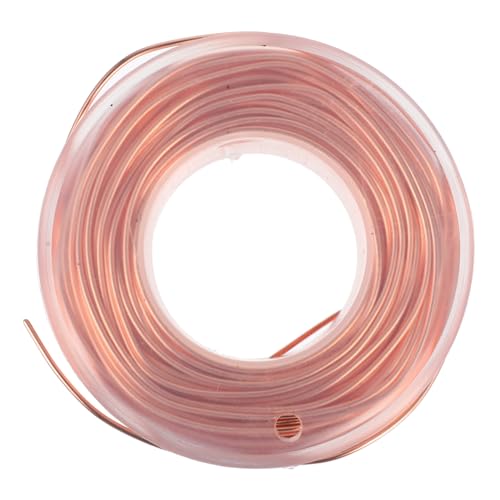 NAMOARLY DIY Craft Copper Wire 40m Long for Garden Antenna 99.9% Pure Copper Wire Roll for Jewelry Making