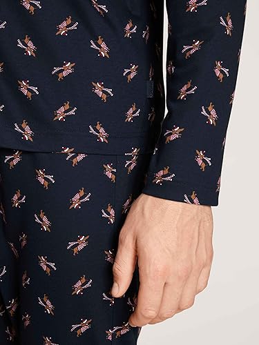 CALIDA pyjama homme haut de gamme en coton interlock doux - 6