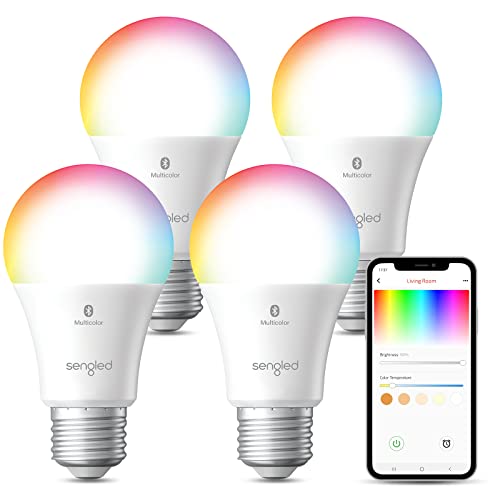 Image of Sengled Bluetooth 75W Colour Bulb - Pack of 4