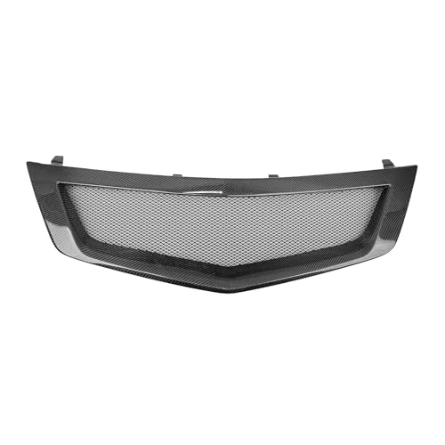 Front Bumper Grill Center Grille Hood Mesh Compatible For Honda Accord 8 Acura TSX CU2 CW2 2008-2010(Style 1)
