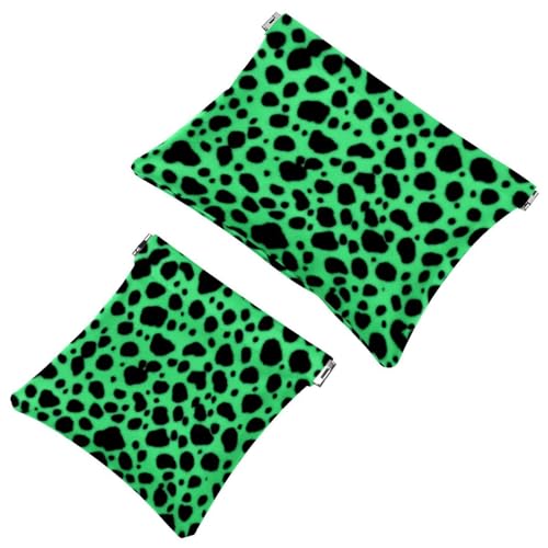 Rimani organizzato: 2 sacchetti colorati con stampa leopardata 368 Shrapnel - La tua borsa per il trucco Multicolore