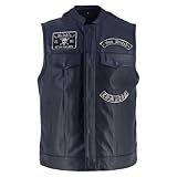 Noir Helstons Veste en cuir Apache L