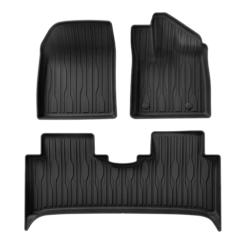 KXAVZIA 3D TPE �t���A�}�b�g BYD ATTO 3/Yuan Plus ���L�g�����N�J�[�S���C�i�[�t���Z�b�g �u���b�N LHD/RHD �ɑΉ�(RHD 3PCS)