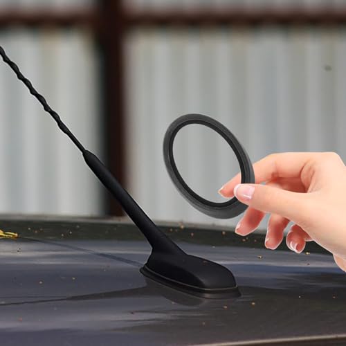 Base de antena de goma negra y anillo de sellado para coche en diversos entornos 5