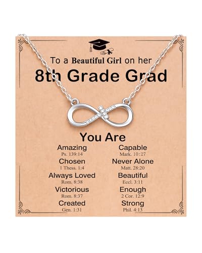 UNGENT THEM Best 8th Grade Graduation Decorations Gifts for Girls Middle School Christian...