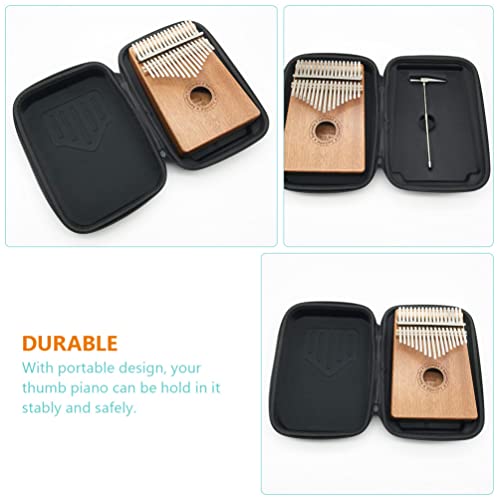 Vaguelly Caso Kalimba para Kalimba Phole Phole Piano Bag Eva à Prova D' água à Prova de Choque Kali