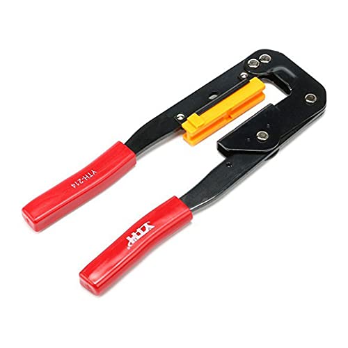 Herramienta de crimpado multiusos 214 para aventura, camping, escalada, herramienta de crimpado IDC para cable plano de cinta de alta dureza