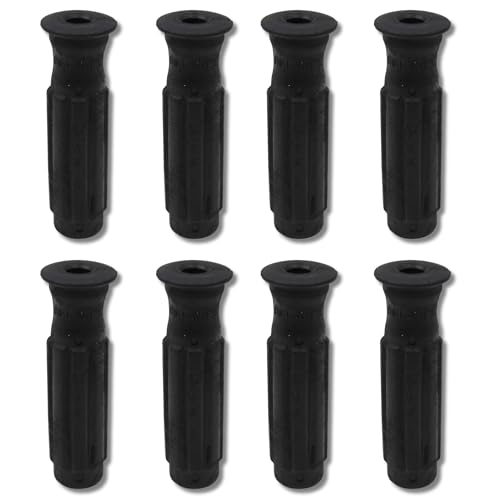 Bilhares Carrinho Set of 8 Rubber Foosball Handles for Portuguese Tables, Matraquilhos
