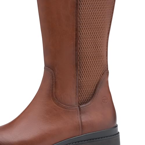 Tamaris Damen Stiefel Leder braun 41