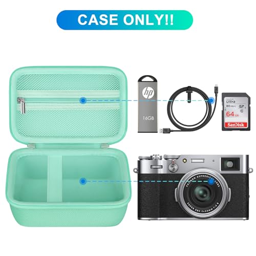 Funda protectora para cámara digital Fujifilm X100VI verde miniatura 3