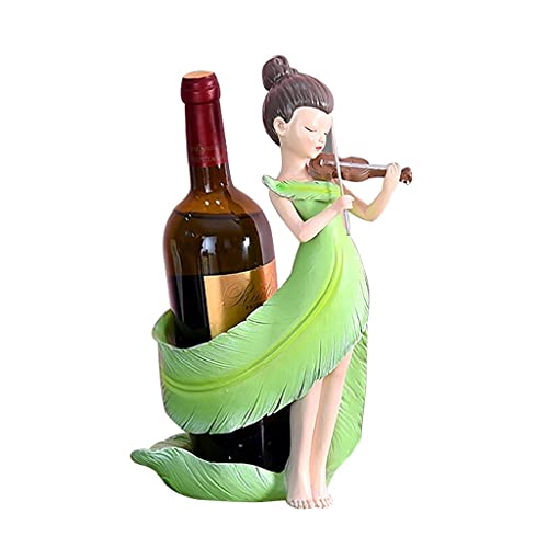 Ornamentos de arte de la habitación y rack de vinos estilo violín sutil