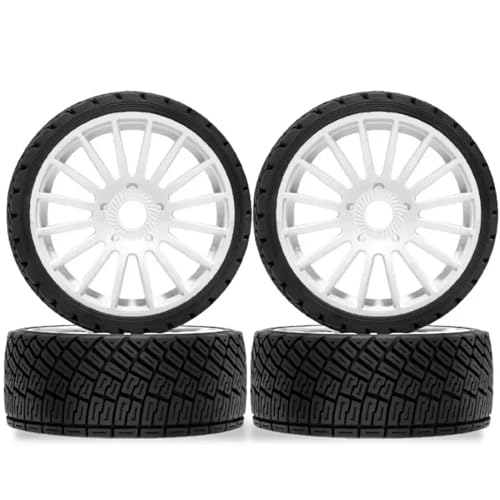 Pneus RC Rallye 100mm avec hexagone 17mm pour buggy et modèles tout-terrain 1/7 1/8