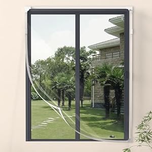 Winterklare isolatiefolie met gebruiksvriendelijke functies, blokkeert koude lucht efficiënt terwijl het helder en onopvallend blijft (1,2 m x 1,8 m)