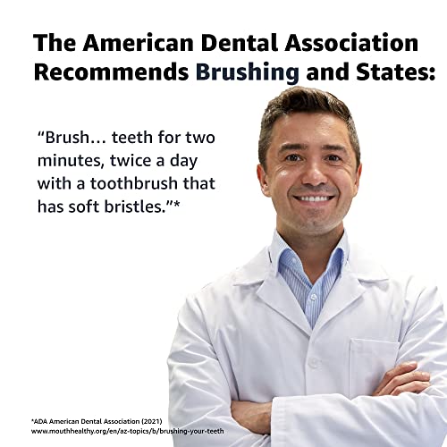 Amazon Basics Rechargeable Toothbrush With Action Clean Brush Heads And Charger #TOP5