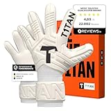 T1TAN Classic 1.0 White-Out Junior (FP) - Torwarthandschuhe Kinder - mit...
