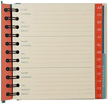 The Artfile Address And Birthday Book - Sausage Dog Design