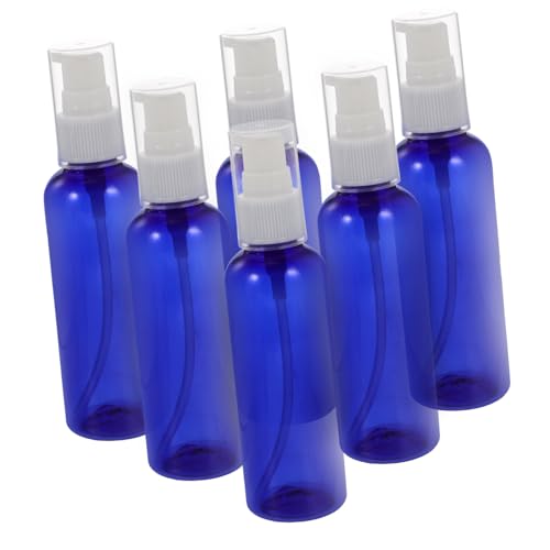 iplusmile 6 piezas Botellas de Viaje Reutilizables con Bomba para Loción Compactas Resistentes y Prueba de Fugas para Cosméticos y Maquillaje Desplazamientos