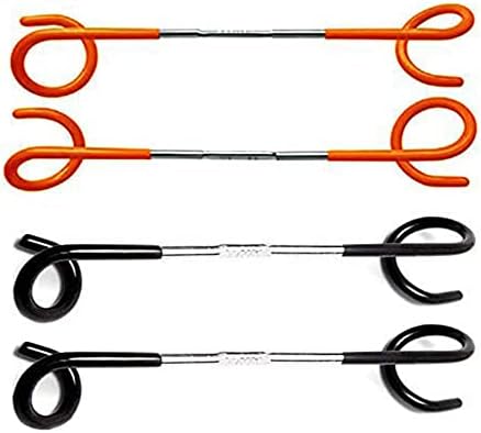 Wejjue 4 Pack Camping Lantern Hooks Hangers 11.6in Stainless Steel Tent Light Hangers Outdoor Lamp Hanger Non-Slip for Camping Hiking