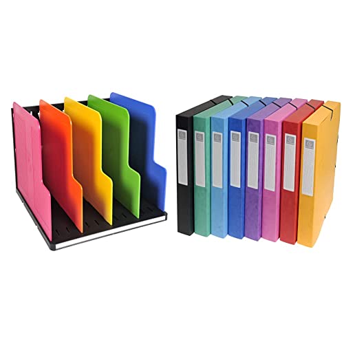 Trieur vertical ModuloTop Exacompta Exabox A4 carte lustrée