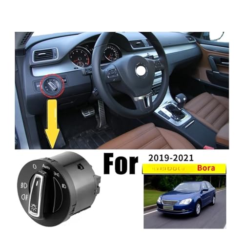Interrupteur phares VW Bora 2019 commande antibrouillard voiture - 3