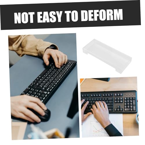 Protector teclado acrílico transparente: la funda antipolvo para un escritorio impecable 5