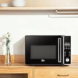 Uten 8-in-1 Air Fryer Microwave Combo - Large 25.4QT, 1800W Powerful, Programmable, Digital Display, Quick Heating, Black