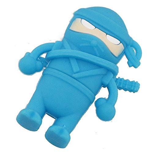 4GB Modelo Ninja Unidad Flash USB 3.0 Memory Stick PenDrive Unidad Flash Unidad Jump Unidad de Memoria Flash USB Unidad USB 3.0 Ｕ Disco USB Stick Flash Disk Pen Drive   Azul