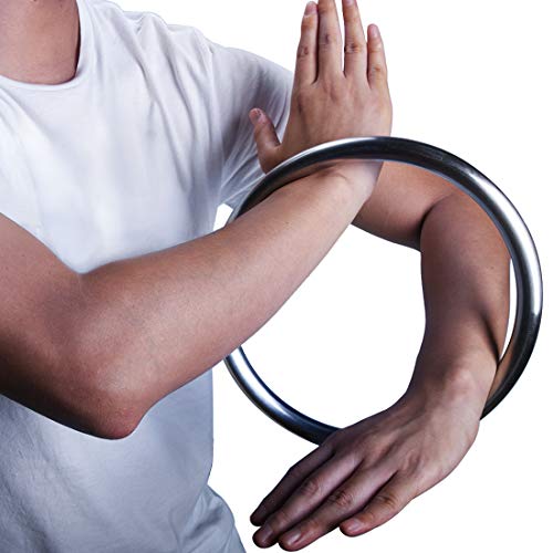 Wing Chun Stainless Ring Yewen Sau Sticky Hand Strength Training Tsun Siu Lum Kung Fu #TOP6