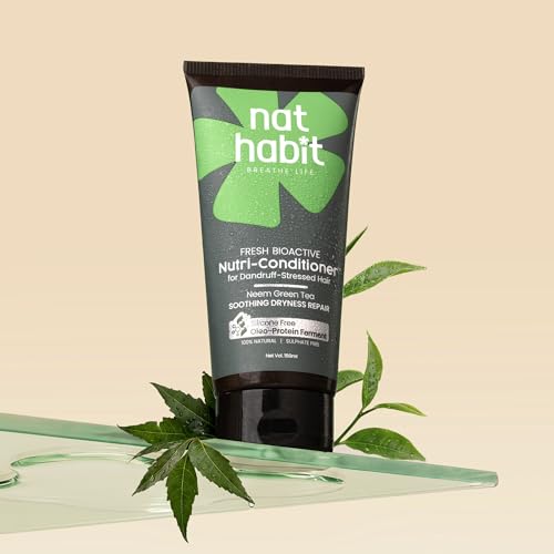 Image of Nat Habit Flake Control Duo | Anti-Dandruff Shampoo & Conditioner Combo | Clinically Tested 99.9% Dandruff Kill | FlakeZero Technology with 5% Beracyl | Sulphate & Silicone Free