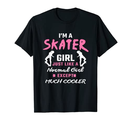 Skater Girl Skateboard Regalo Skater Regalos Skater Regalos Camiseta