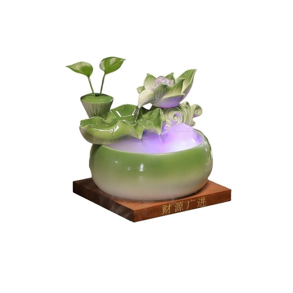 Fontaine de table en céramique haut de gamme avec aquarium