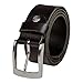 Produktbild LINDENMANN Gürtel Herren Ledergürtel Herren Gürtel Herren, Vollrindleder, Büffelleder 4 mm, in 3 Farben, cognac/dunkelbraun/schwarz, Größe/Size:100, Farbe/Color:schwarz