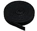Hook and Loop Fastening Tape 5 Yards/roll 0.75 in Black