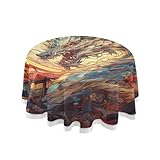 Photo Gallery voucong tovaglia in tessuto con motivo a quadri in stile cartone animato estetico, 152 cm, lavabile, in pizzo, tovaglia protettiva per decorazione decorativa Photo Gallery voucong tovaglia in tessuto con motivo a quadri in stile cartone animato estetico, 152 cm, lavabile, in pizzo, tovaglia protettiva per decorazione decorativa