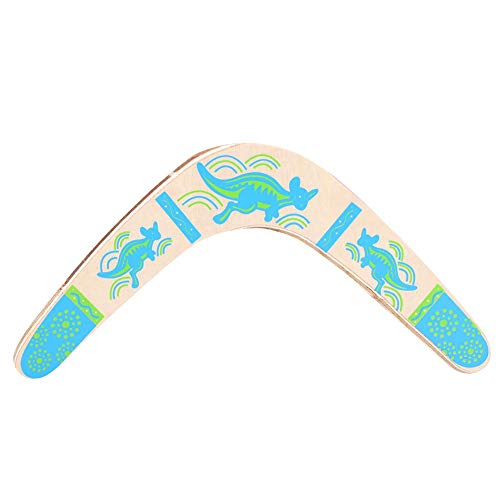Dilwe Boomerang, Boomerang für Kinder Wooden V Shaped Zurückkehren Stabile Wooden Boomerang Kids Sports Neue Flying Boomerang Holz Toy mit PP-Tasche für Spiele im Freien - Image 4
