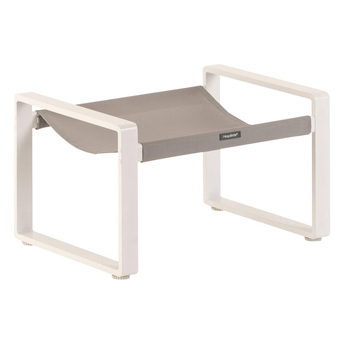 Hespéride - Fauteuil Relax de Jardin Lambinio Blanc en Aluminium en Acier traité en epoxy