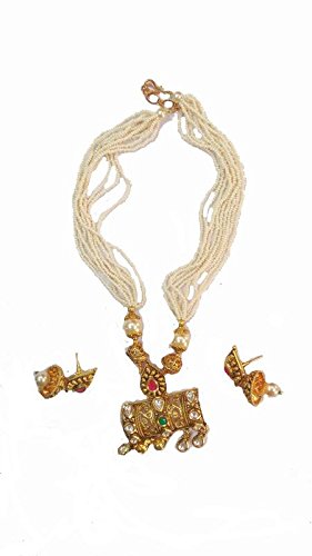 Buy KUMAR 5 LINE SMALL MOTI MALA SET 