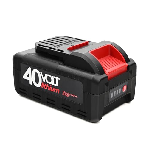 LEHMANN LGAAC-AKU002 Batteria per attrezzi da giardino 40 V 4 Ah, batteria adatta per tosaerba Lehmann e Kanwod, tagliasiepi e tagliabordi, batteria potente