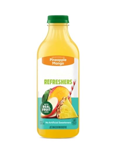 Refreshers Pineapple Mango Juice Drink Real Fruit Juice, 46 fl