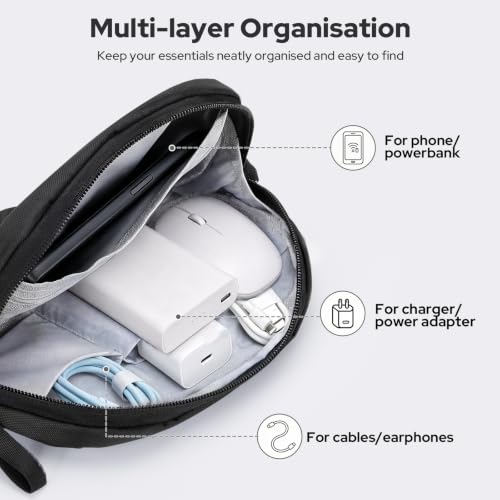 Organisateur Cables Voyage : Alyvisun Trousse de rangement cable pour voyage chargeurs et acces... – Image 4