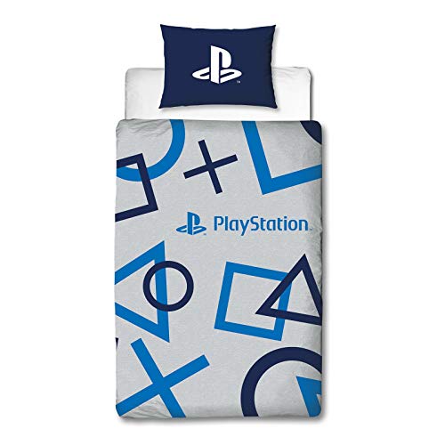 Character World Bettbezug mit Playstation-Design, Offiziell lizenziert Sony...