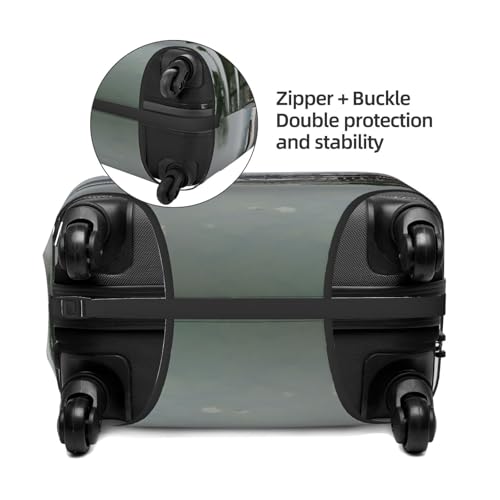 Elastic Travel Luggage Cover for Suitcase Tsa Approved Stretch Scratch-Resistant Suitcase Protector Cover Washable Korea Winter Lake Baggage Covers Fits 18-32 Inch Luggage Case3